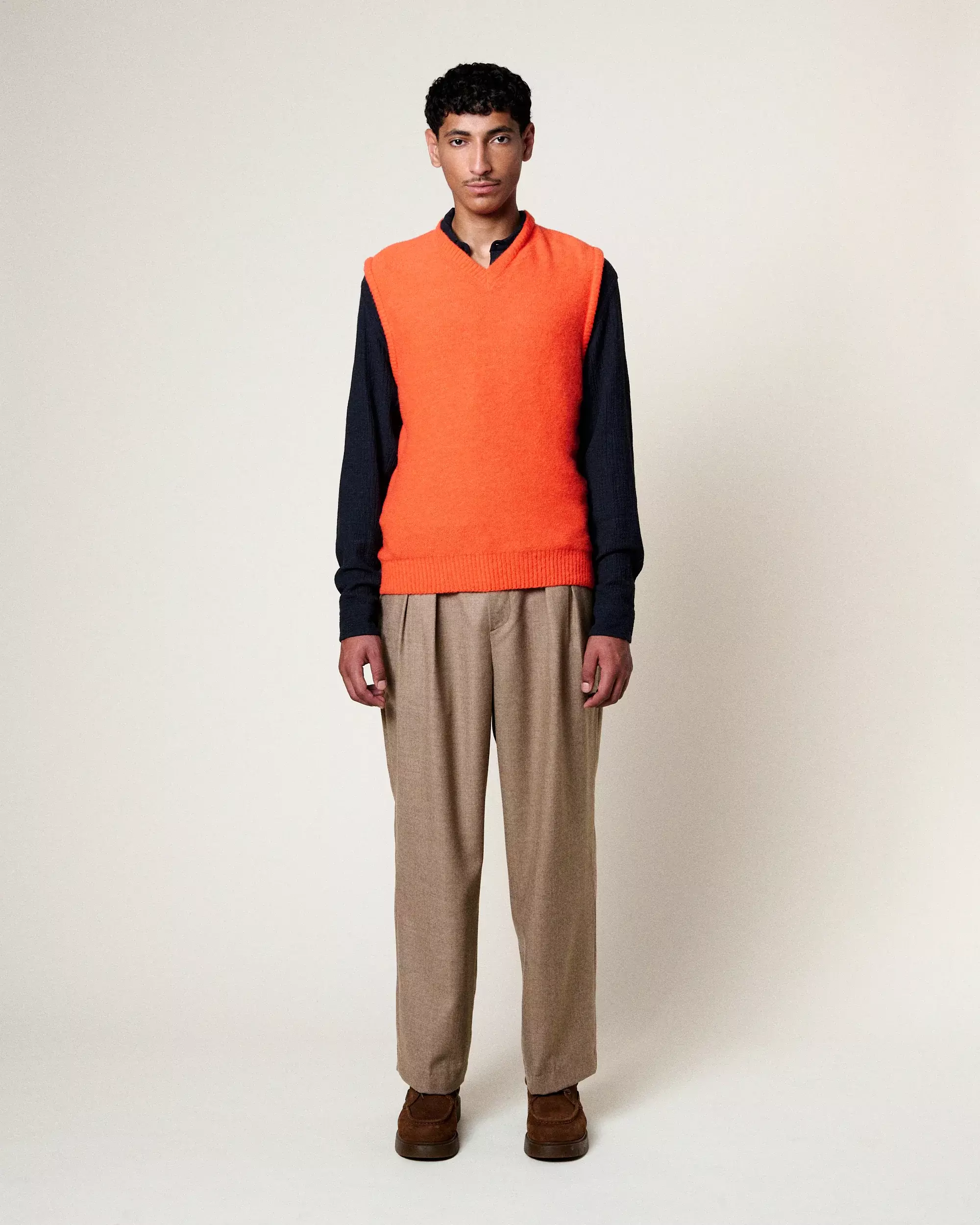Homecore Baby Firas Bright Orange Pullunder Herren orange